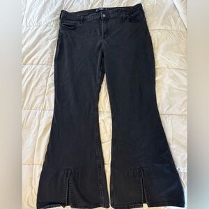 Hollister Black Flared Denim Jeans